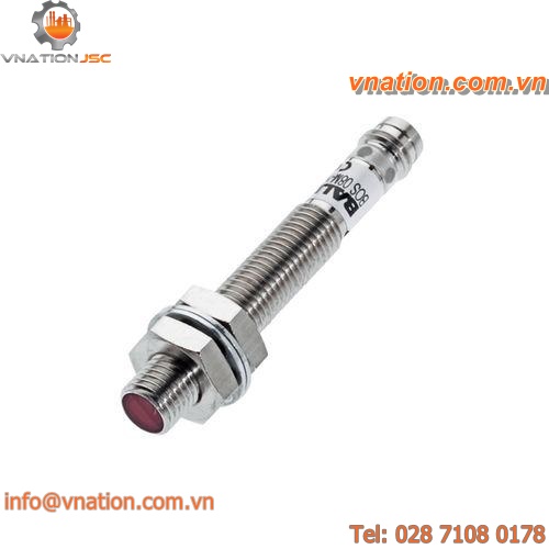 through-beam photoelectric sensor / reflex type / with background suppression / cylindrical