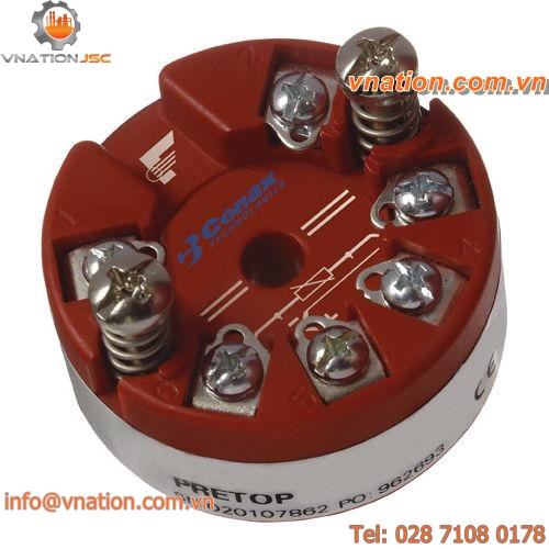 probe head-mounted temperature transmitter / analog / programmable