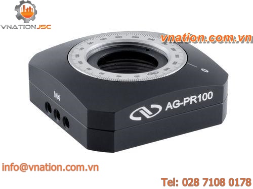 rotary stage / motorized / piezo-electric motor / compact