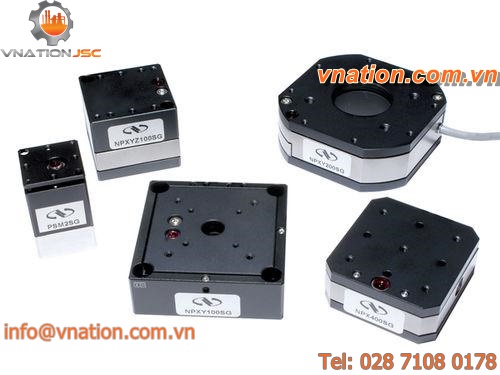 linear nanopositioning stage / piezoelectric / compact