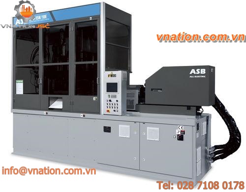 multi-station injection stretch blow molding machine / for plastic bottles / electric