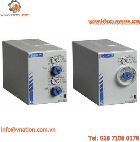 DIN rail time relay