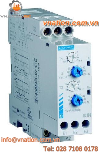 current monitoring relay / DIN rail / AC/DC