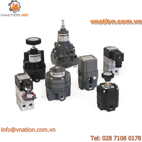 air pressure regulator / single-stage / miniature / high-precision