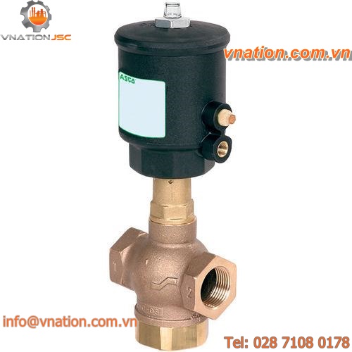 piston valve / for water / for steam / for air