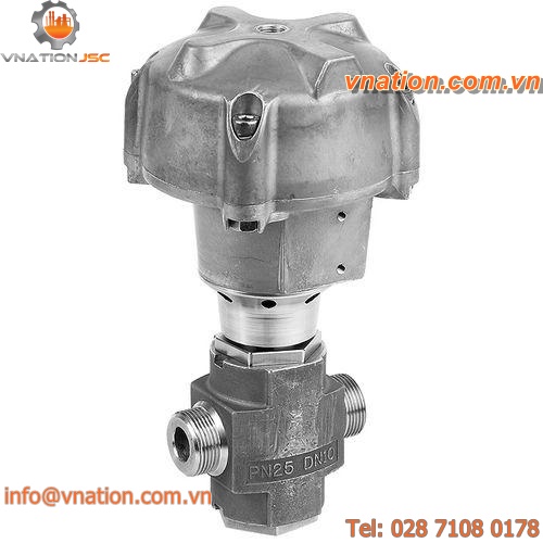 disc valve / for steam / threaded / compact