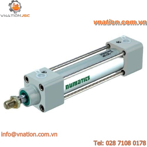tie-rod cylinder / pneumatic / double-acting / ISO 15552