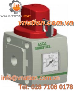 manual valve / isolation / for air / 2/2-way