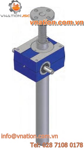 worm gear screw jack / motorized / translating screw / rotating screw