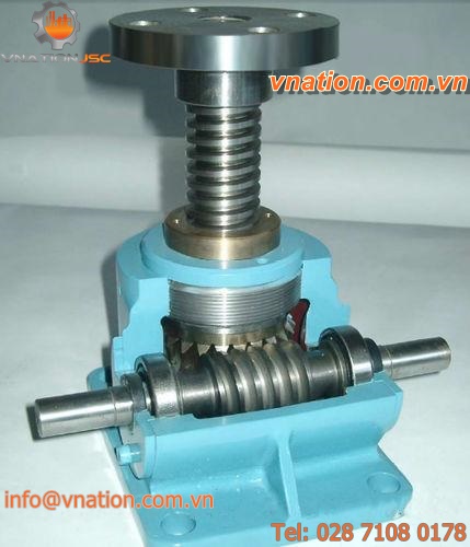 worm gear screw jack / motorized / translating screw / trapezoidal screw