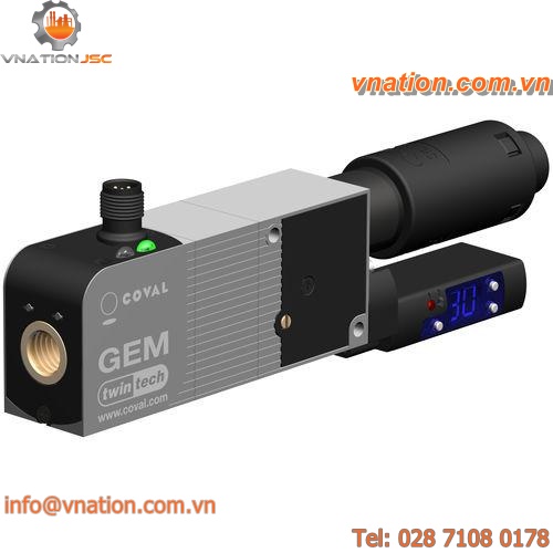 Venturi vacuum pump / lubricated / single-stage / compact