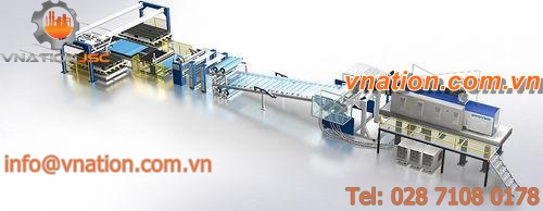 panel extrusion line / for PMMA / for polycarbonate / clear sheet
