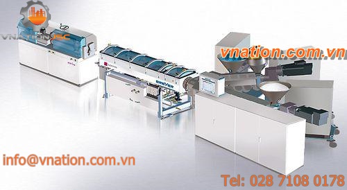 pipe extrusion line / for PP / cosmetic collapsible tube
