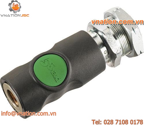 push-to-connect quick coupling / bulkhead / threaded / security