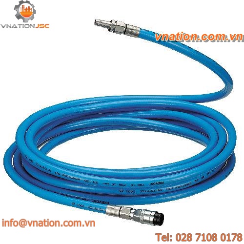 breathing air hose / PVC / fabric-braided