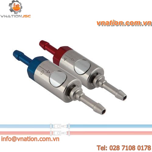 security quick coupling / for hoses / welding / for gas