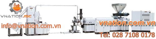 pelletizing extrusion line / for PS / for PP