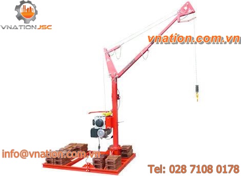 mobile crane / underground / lifting / height-adjustable