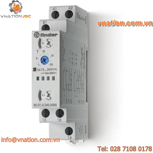 multi-function time relay / DIN rail