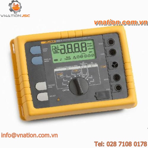 ground tester / earth resistance / digital / portable