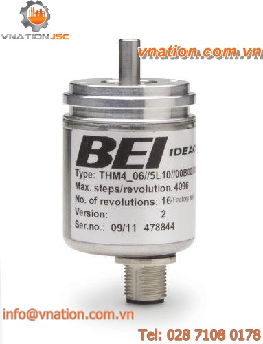 multi-turn rotary encoder / absolute / magnetic / solid-shaft