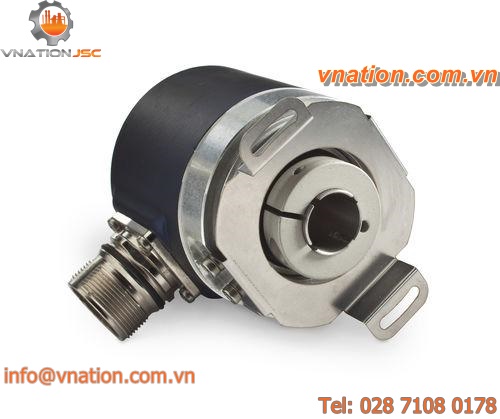 multi-turn rotary encoder / absolute / magnetic / hollow-shaft