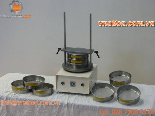 vibrating sieve shaker / for powders / laboratory / particle