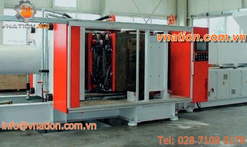horizontal injection molding machine / hydraulic / rotating table