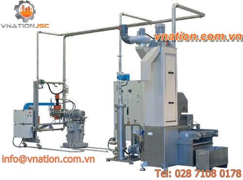 underwater strand pelletizer / for plastic pellet manufacturing