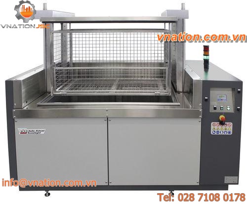 ultrasonic cleaning machine / automatic / metal machining / immersion