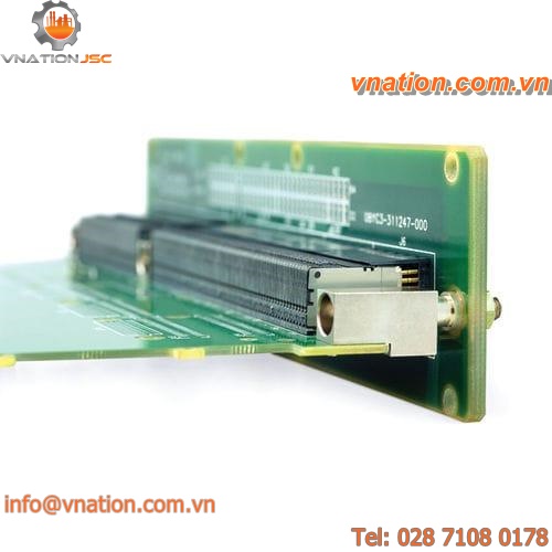 backplane connector / parallel / screw-locked / high-speed