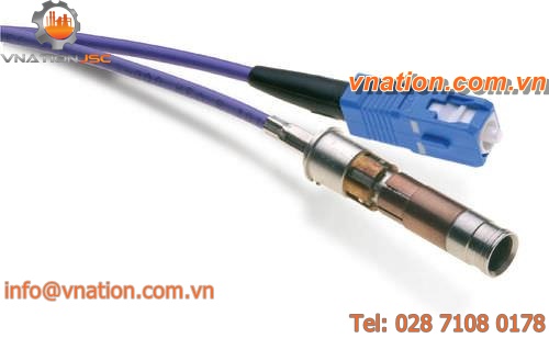 fiber optic connector / straight / expanded beam / ultra heavy-duty