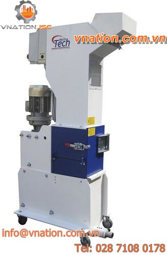 blade plastic granulator / for powders / horizontal / for injection molding