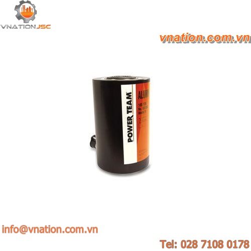 hydraulic cylinder / with piston rod / single-acting / corrosion-resistant