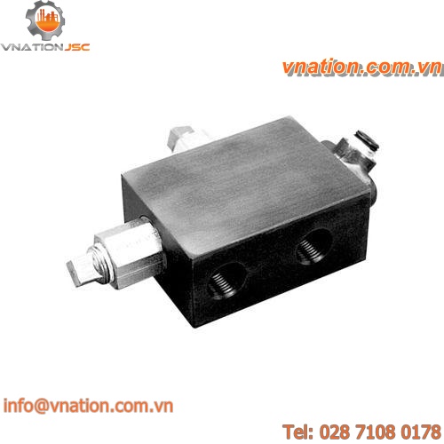 hydraulic check valve / pilot-operated / in-line