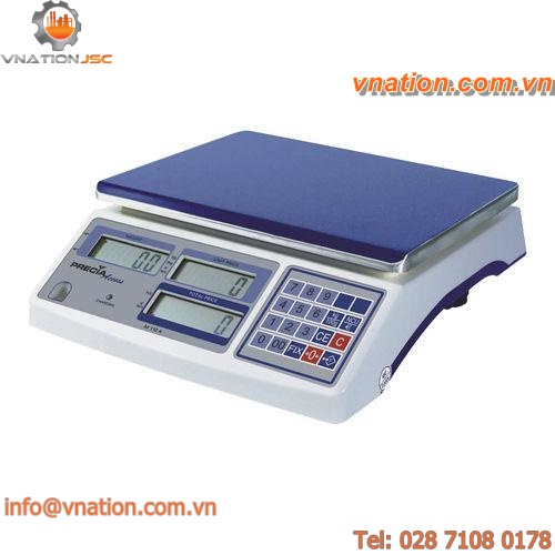 price computing scales / compact / with LCD display / battery-powered