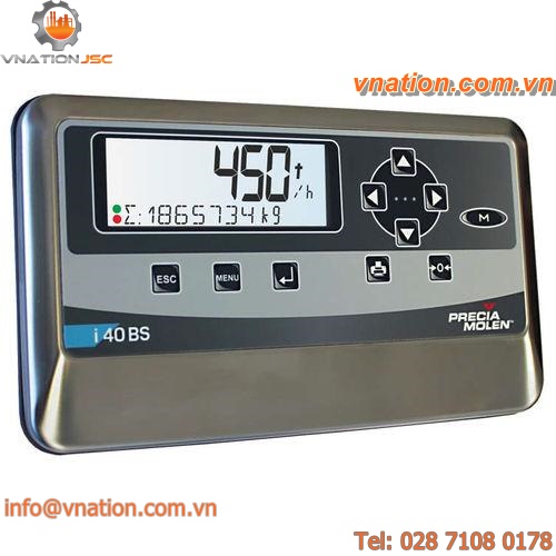 digital weight indicator / IP66 / DIN rail / panel-mount
