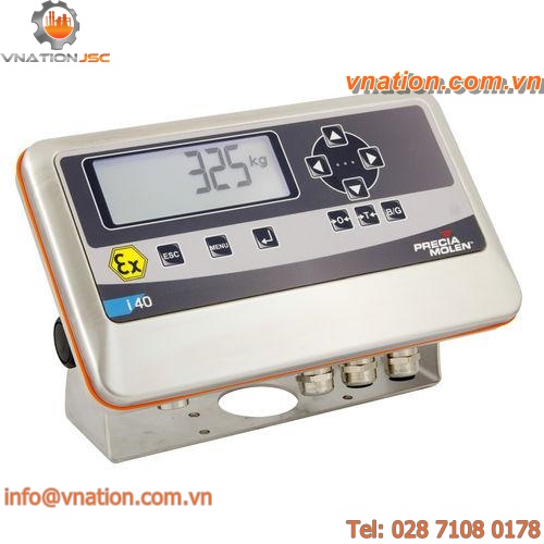 digital weight indicator / panel-mount
