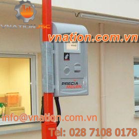 LCD display weight indicator / with built-in printer