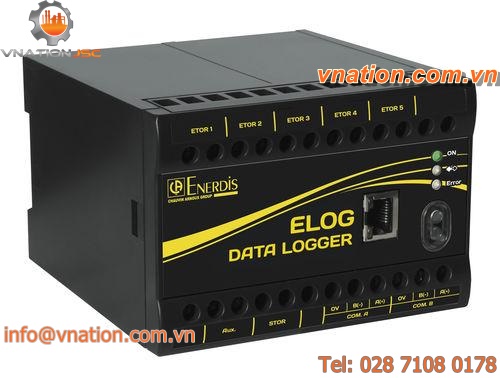 DIN rail data acquisition system / modular / Ethernet / multi-channel