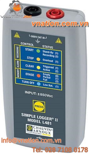 voltage data-logger / programmable / USB / compact