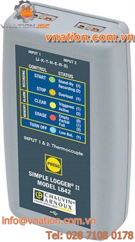 temperature data-logger / programmable / USB