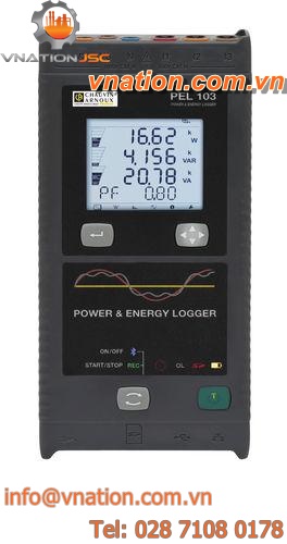 power data-logger / energy / programmable / USB