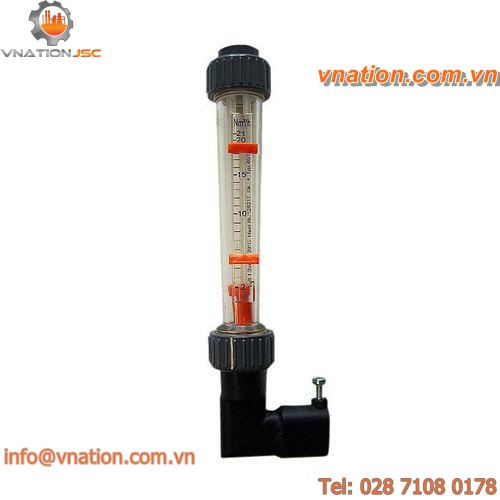 variable-area flow meter / for air / in metering tube