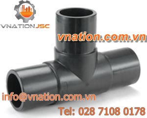 push-in fitting / T / plastic