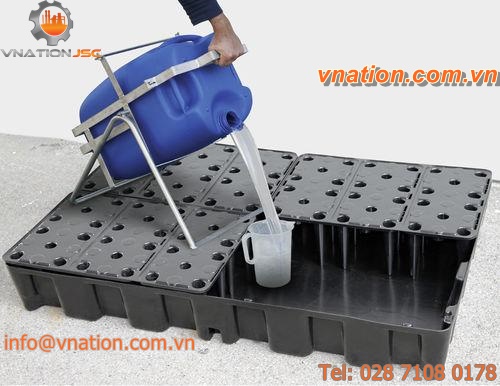 polyethylene containment bund / modular / rigid