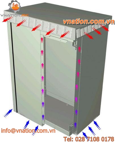 storage cabinet / free-standing / aluminum / outdoor