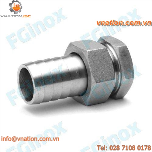 union fitting / splined / female / straight