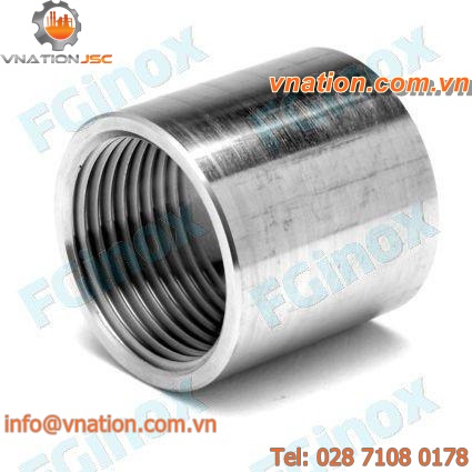 stainless steel half sleeve / cylindrical