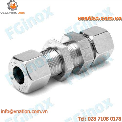 union fitting / cutting ring / bulkhead / straight